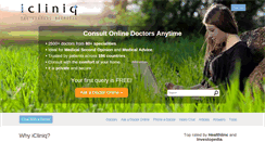 Desktop Screenshot of icliniq.com